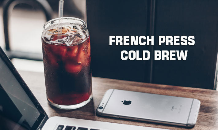 easy French press cold brew coffee - The Baking Fairy