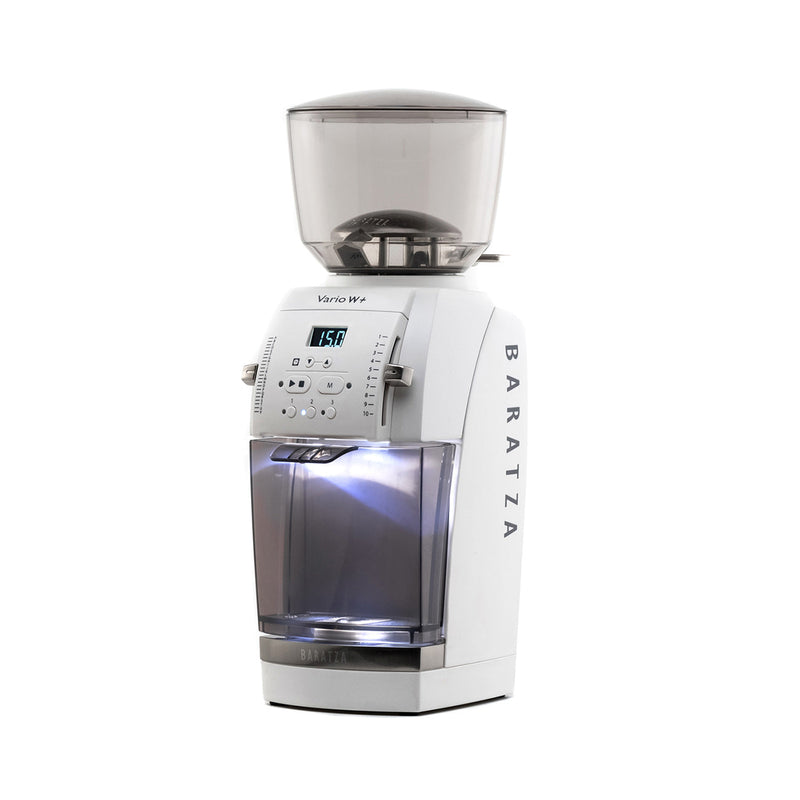 Baratza Vario W+ Coffee Grinder, Ceramic Burr, White