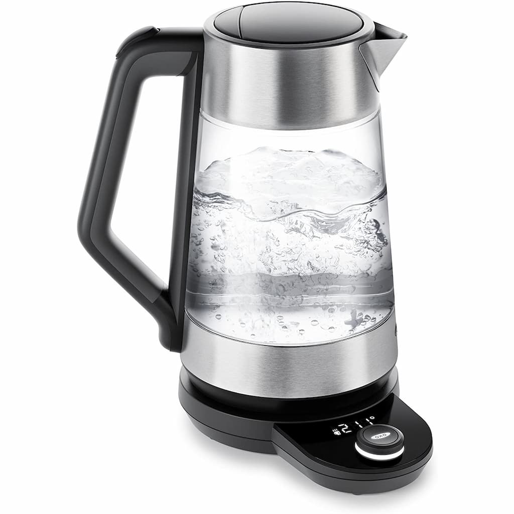 OXO Brew Adjustable Temperature Kettle, Electric, Clear & Brew Stainless  Steel French Press Coffee Maker – 32oz