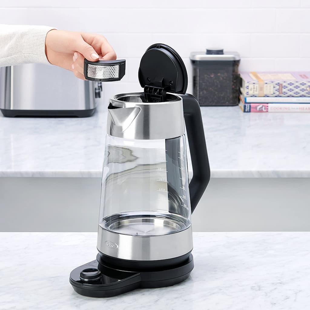 OXO On Cordless 1.75-Liter Adjustable Temperature Electric Kettle -  Winestuff
