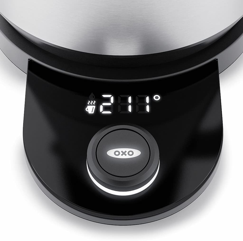 OXO On Cordless 1.75-Liter Adjustable Temperature Electric Kettle -  Winestuff