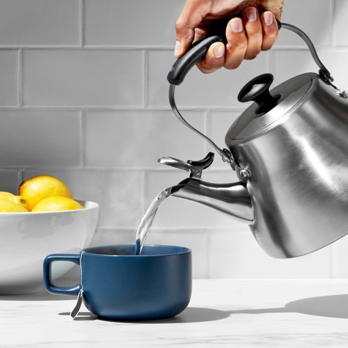  OXO BREW Classic Tea Kettle - Brushed Stainless Steel:  Teakettles: Home & Kitchen