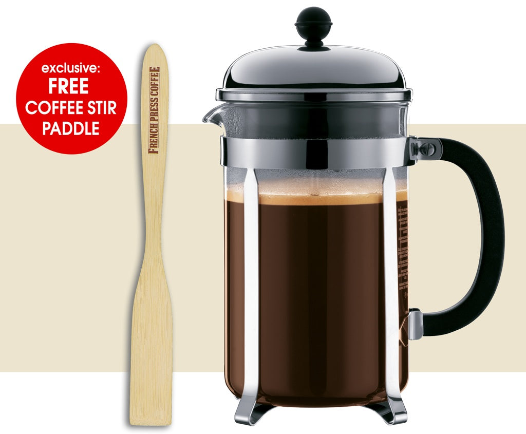 Bodum Columbia Double-Wall Stainless Steel French Press